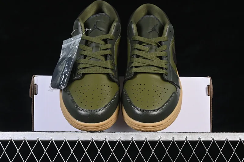 All categories Air Jordan Jordan series basketball shoes Air Jordan 1 Low Air Jordan 1 Low AJ1 Joe 1 seaweed green low-top cultural casual sneakers IR0840-325